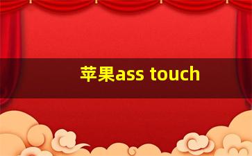 苹果ass touch